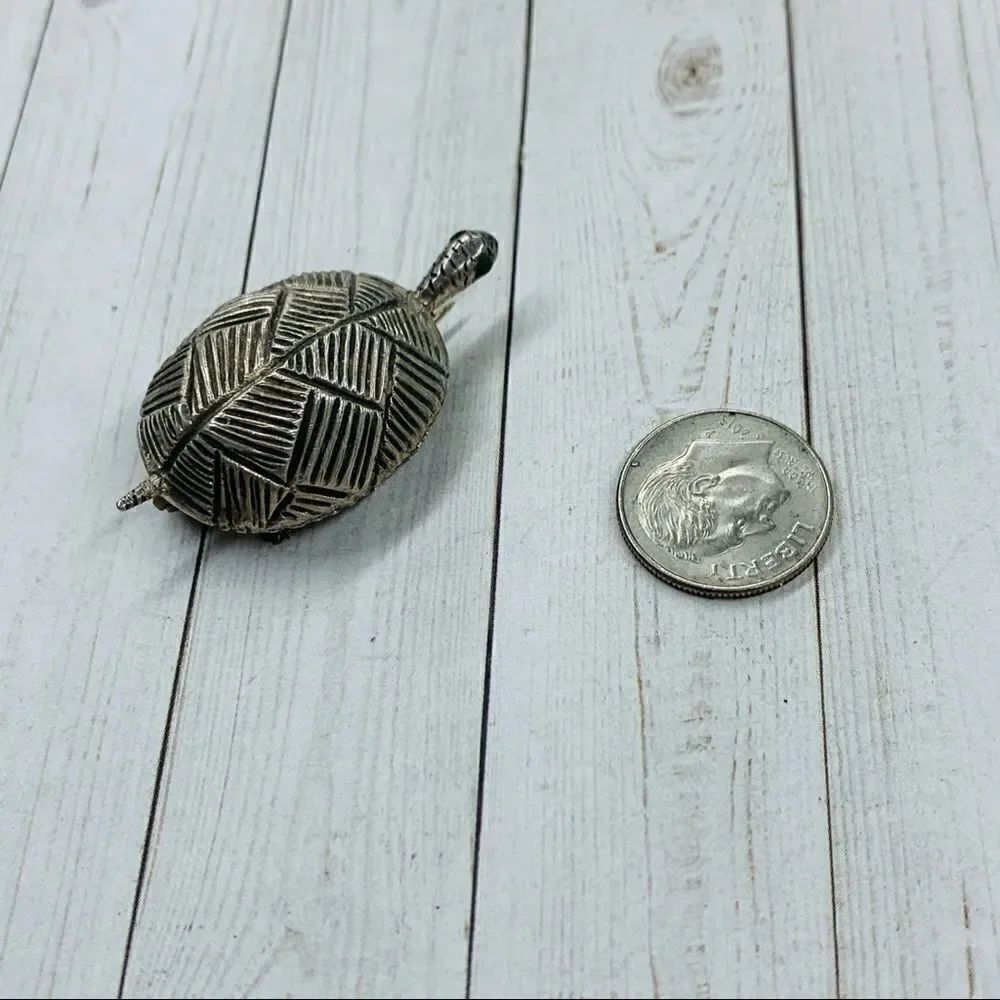 VTG Sterling Silver Turtle Brooch